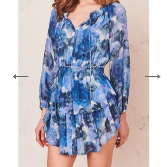 LoveShackFancy Dresses & Skirts - Blouse And Skirt In Sapphire Berry